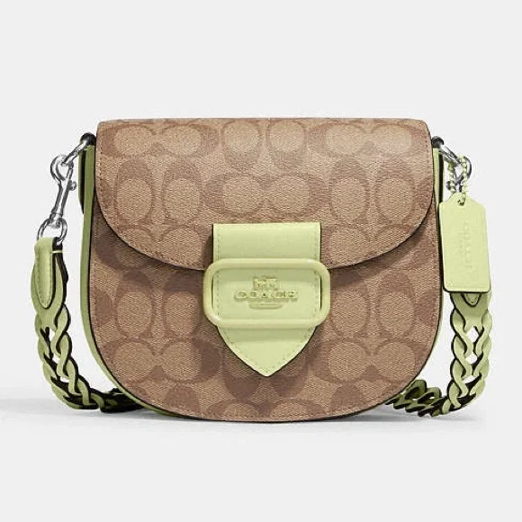 SALEπ€COACH morgan Saddle bag in signature canvas crossbody bag π€ - Picture 16 of 16